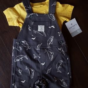NWT CARTER'S whale one piece